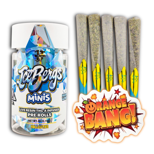 IceBergs Mini Infused Prerolls - Orange Bang