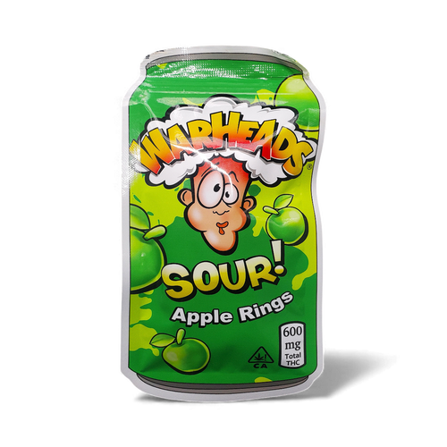 Sour Green Apple Rings - Warheads | 600mg