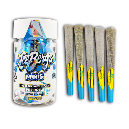 IceBergs Mini Infused Prerolls - Banana Clip