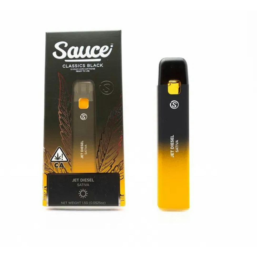 Sauce Classic Black | JET DIESEL | 1.5G Disposable vape (Sativa)