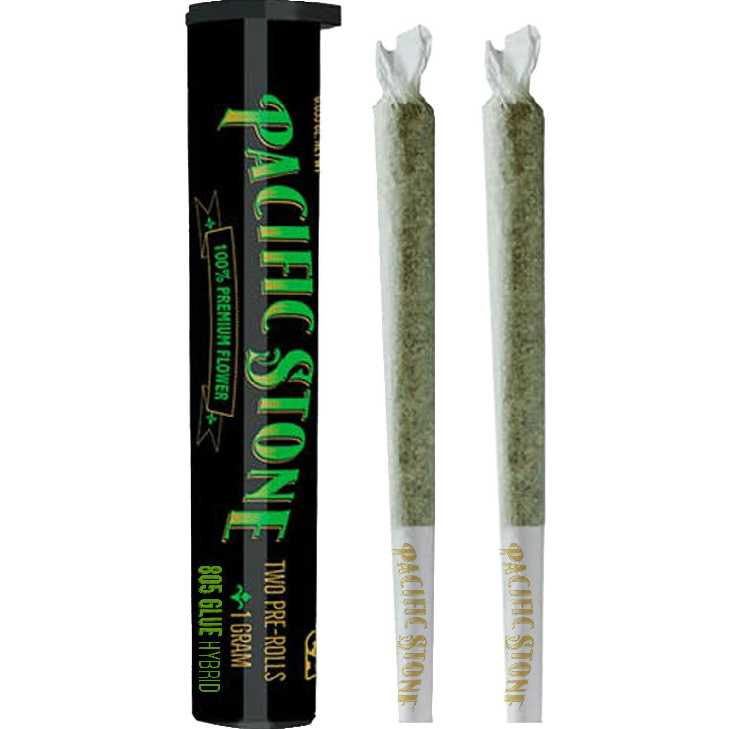 PACIFIC STONE - 805 Glue Hybrid Pre-Rolls 2pk (1g)