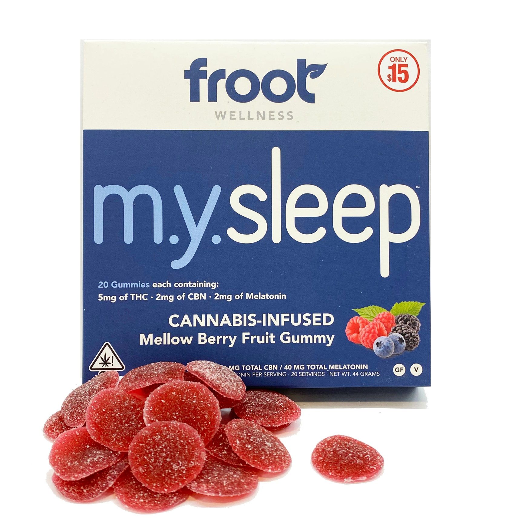 M.Y. SLEEP Gummies - 100mg THC, 40mg CBN