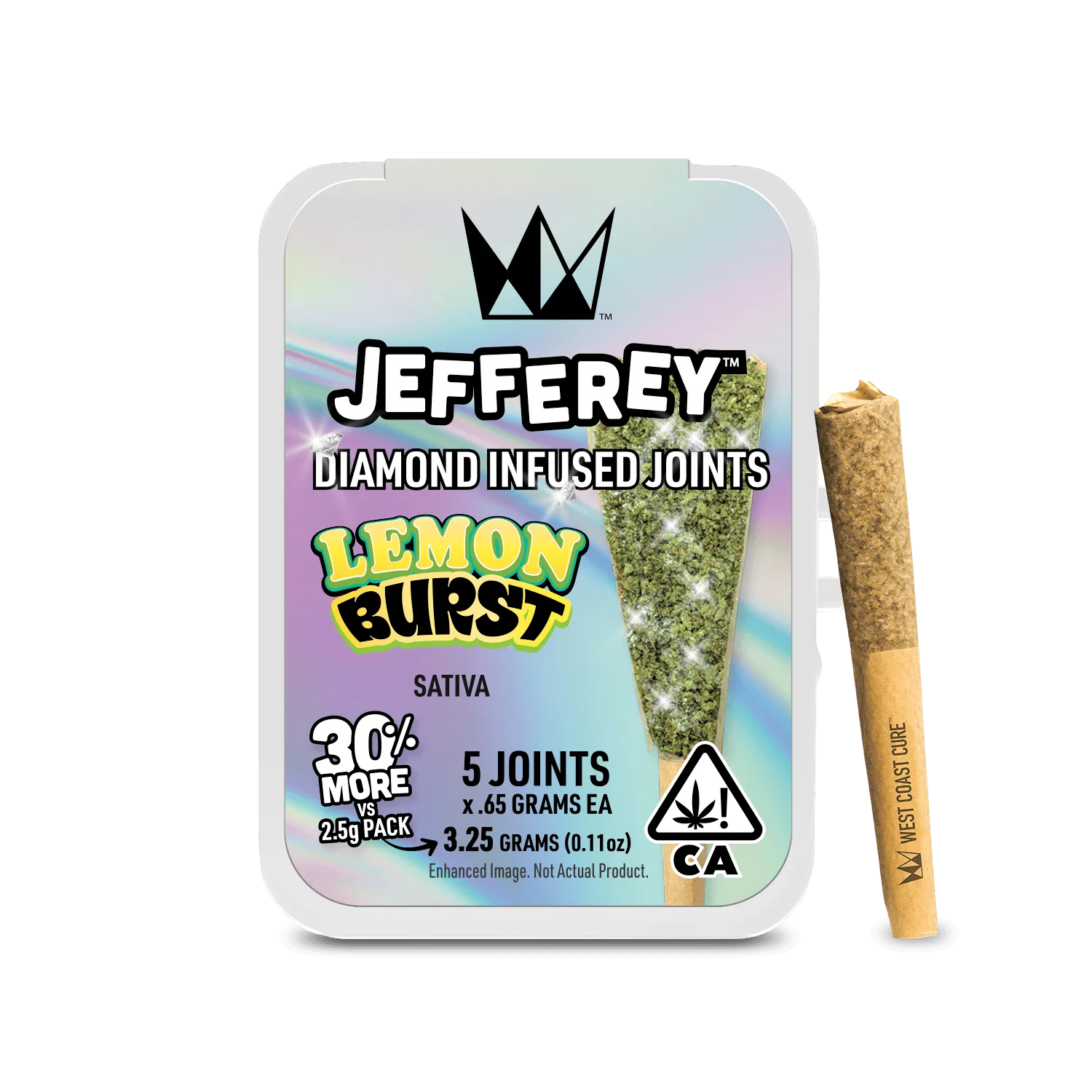 WEST COAST CURE - Lemon Burst - Jefferey Infused Joint .65g 5 Pack