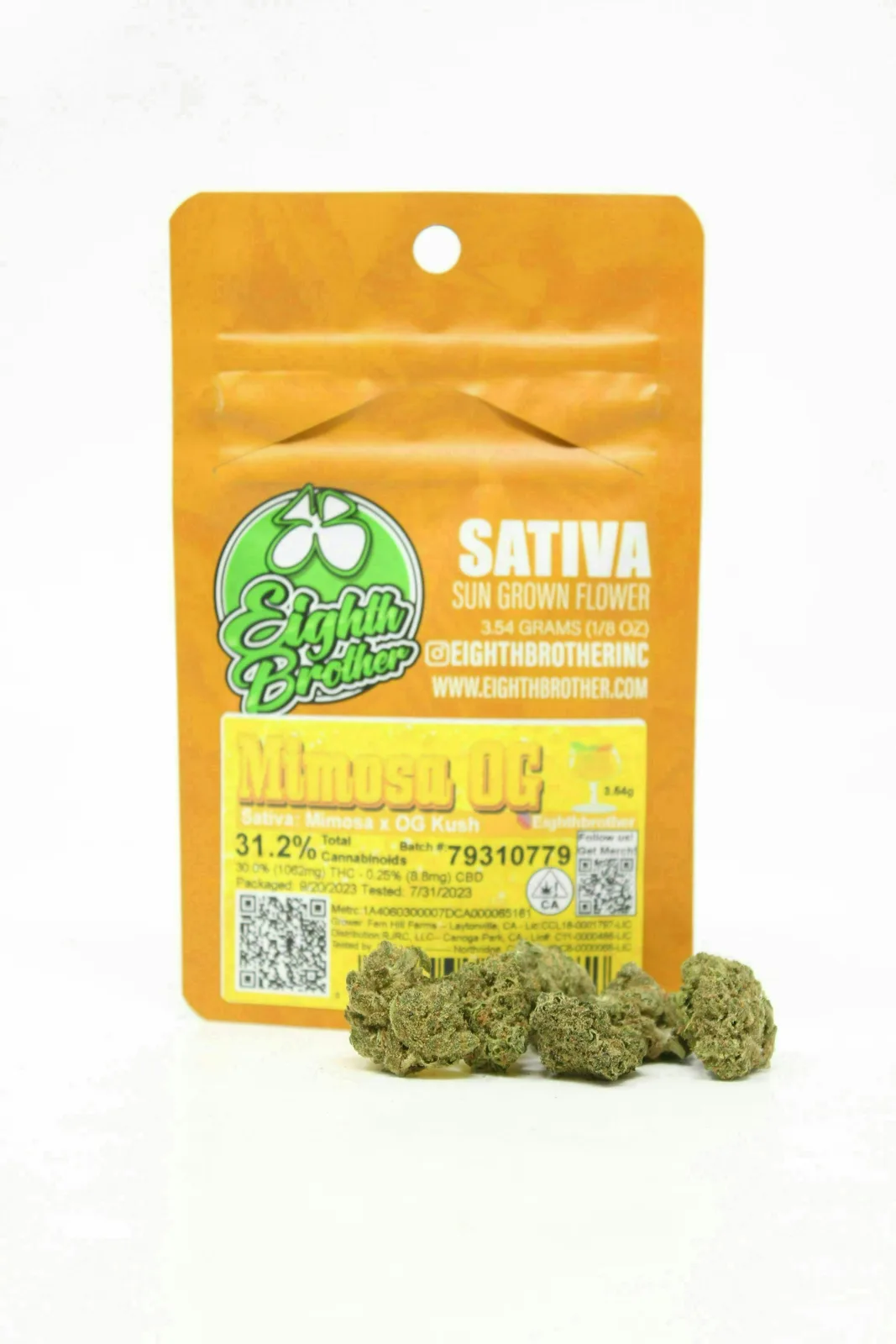 Eighth Brother | Mimosa OG | Flower | 3.54g