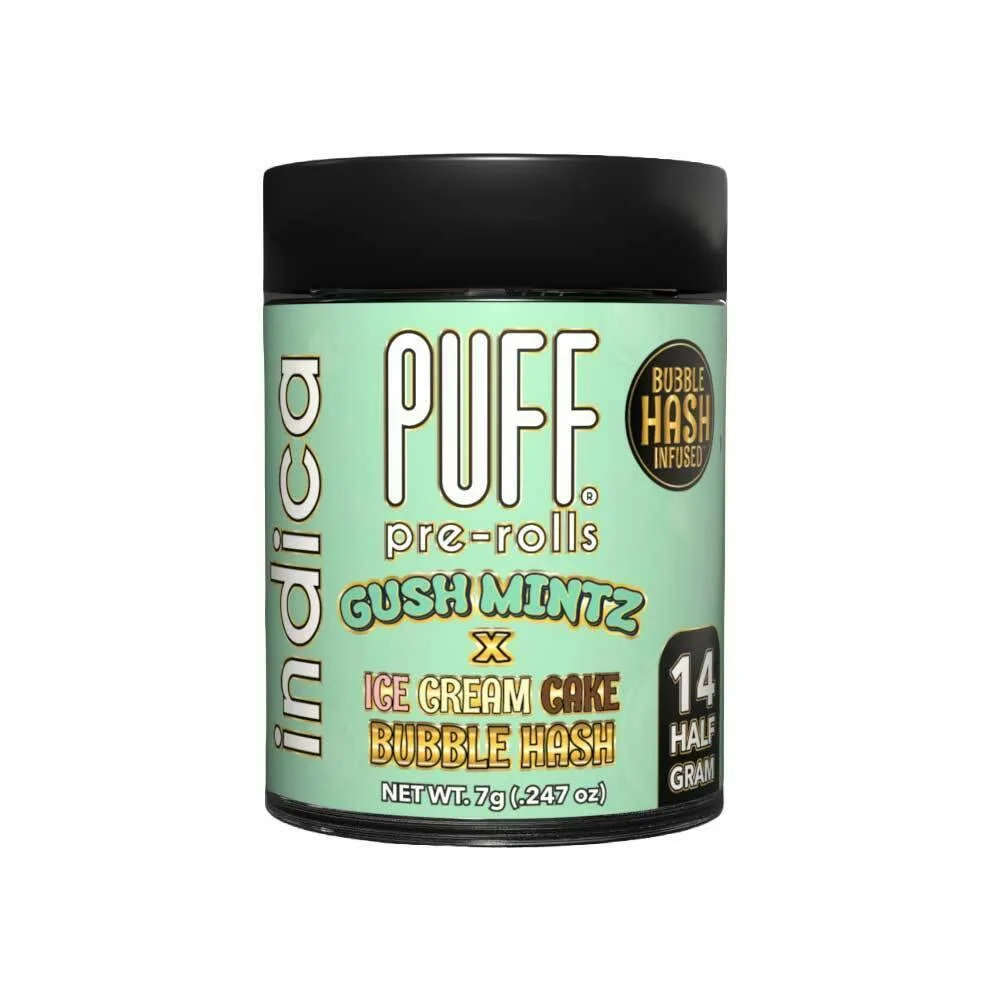 Gush Mintz x Ice Cream Cake Bubble Hash - Infused Pre-Roll 14pk/7g