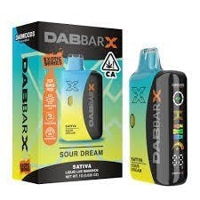 VAPE - DABBAR X - LIQUID LIVE DIAMONDS - SOUR DREAM - 2G EXOTIC SERIES