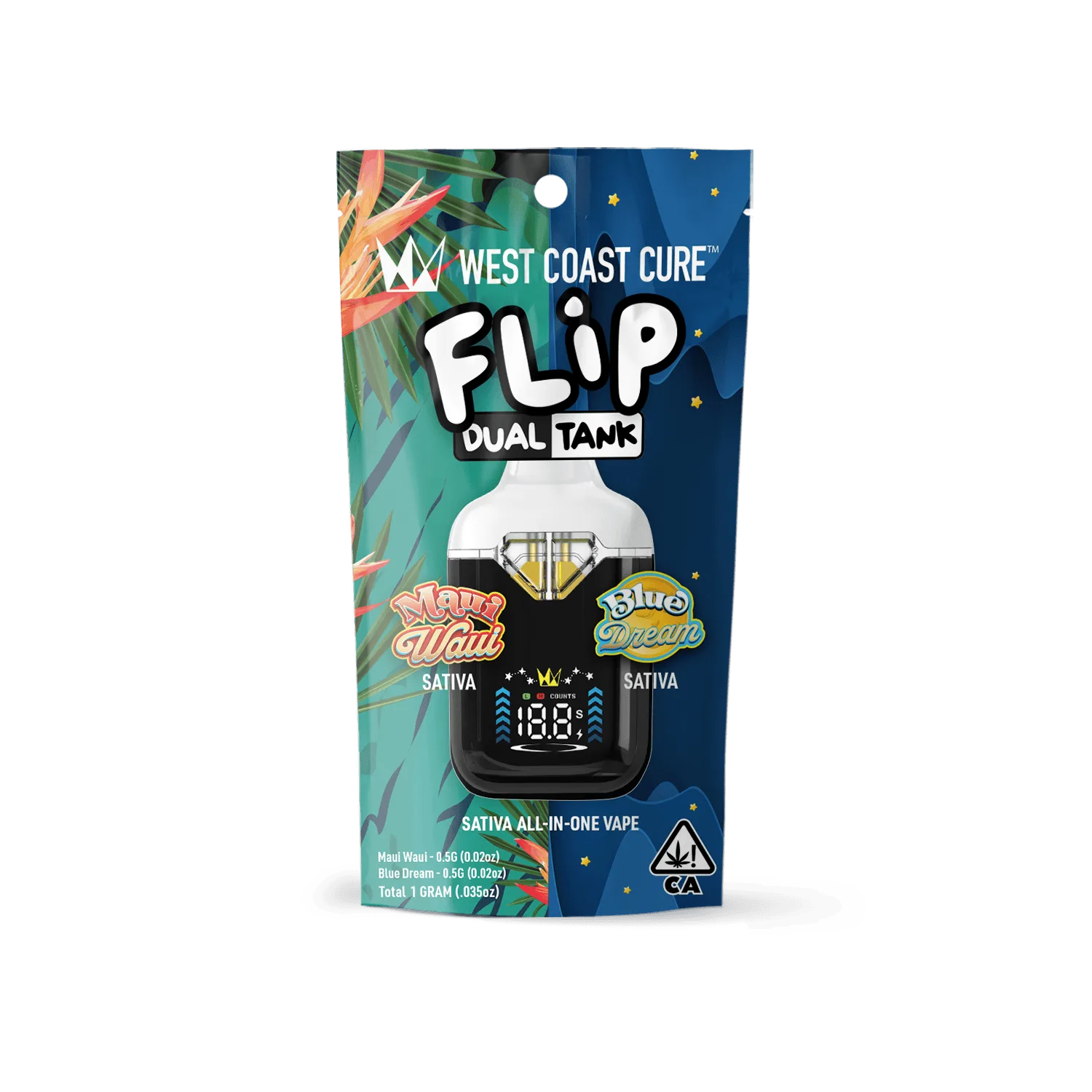 Maui Waui x Blue Dream - 1G AIO CUREbar Flip