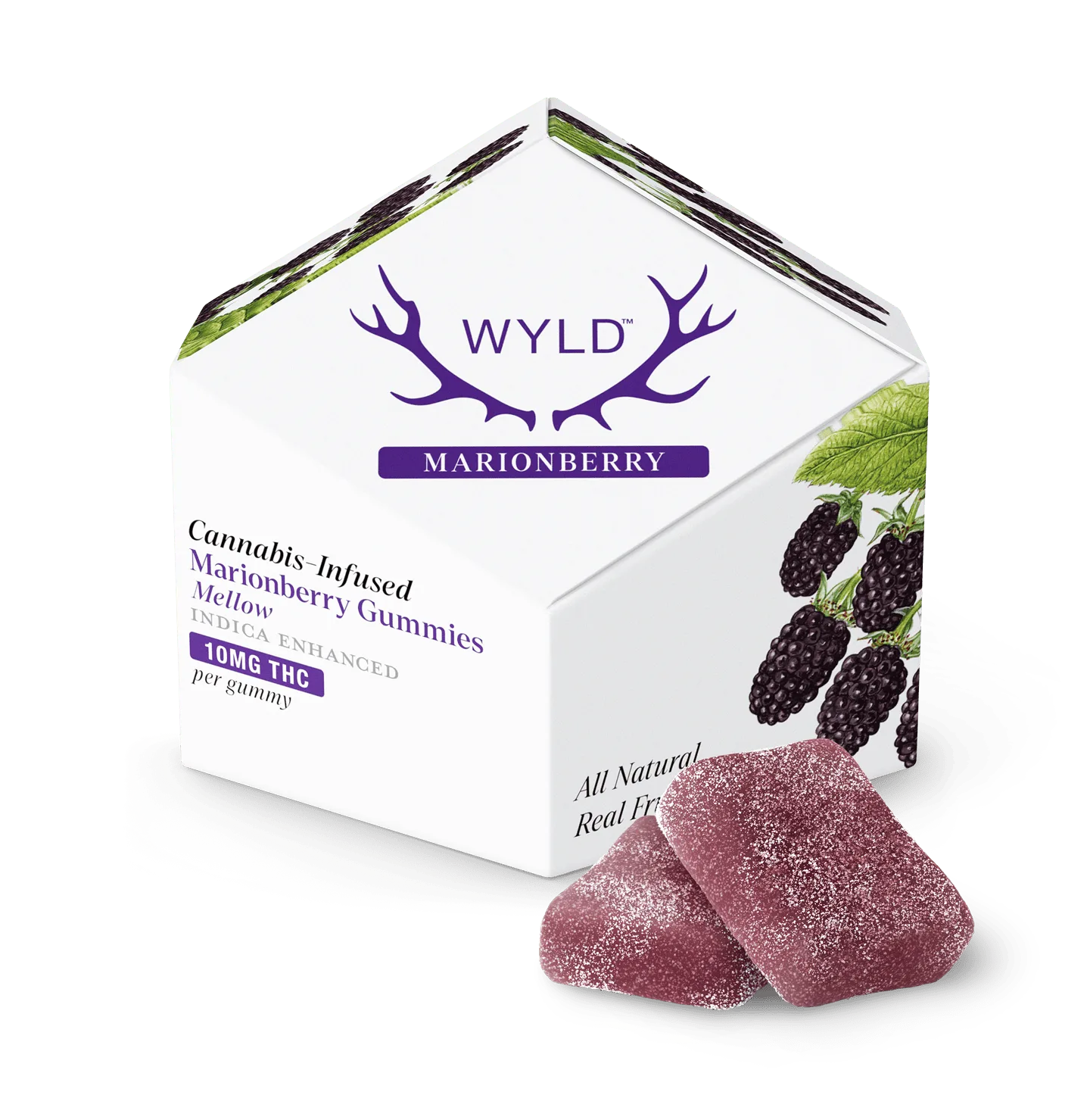 WYLD - Marionberry Indica Enhanced Gummies 100mg