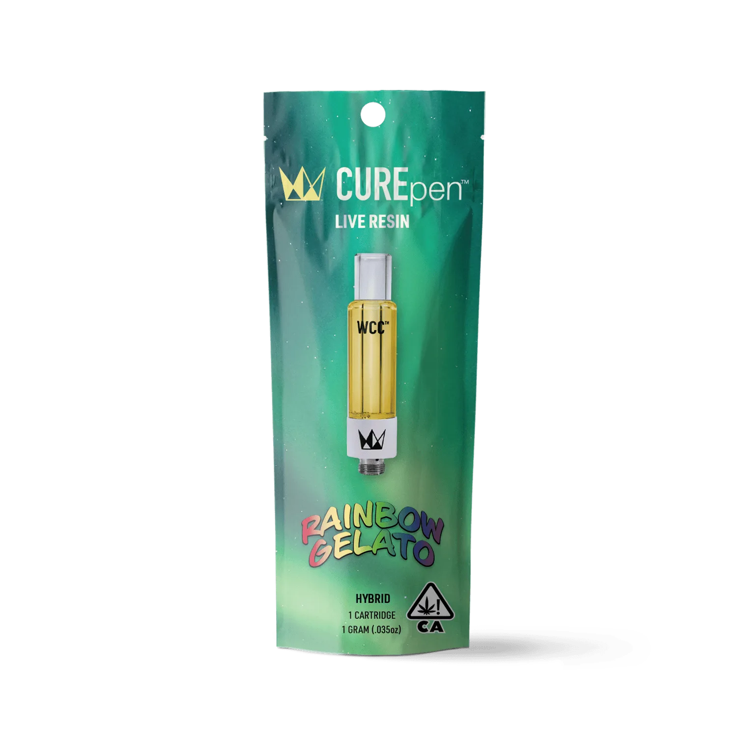west coast cure - Rainbow Gelato Live Resin Cartridge - 1g