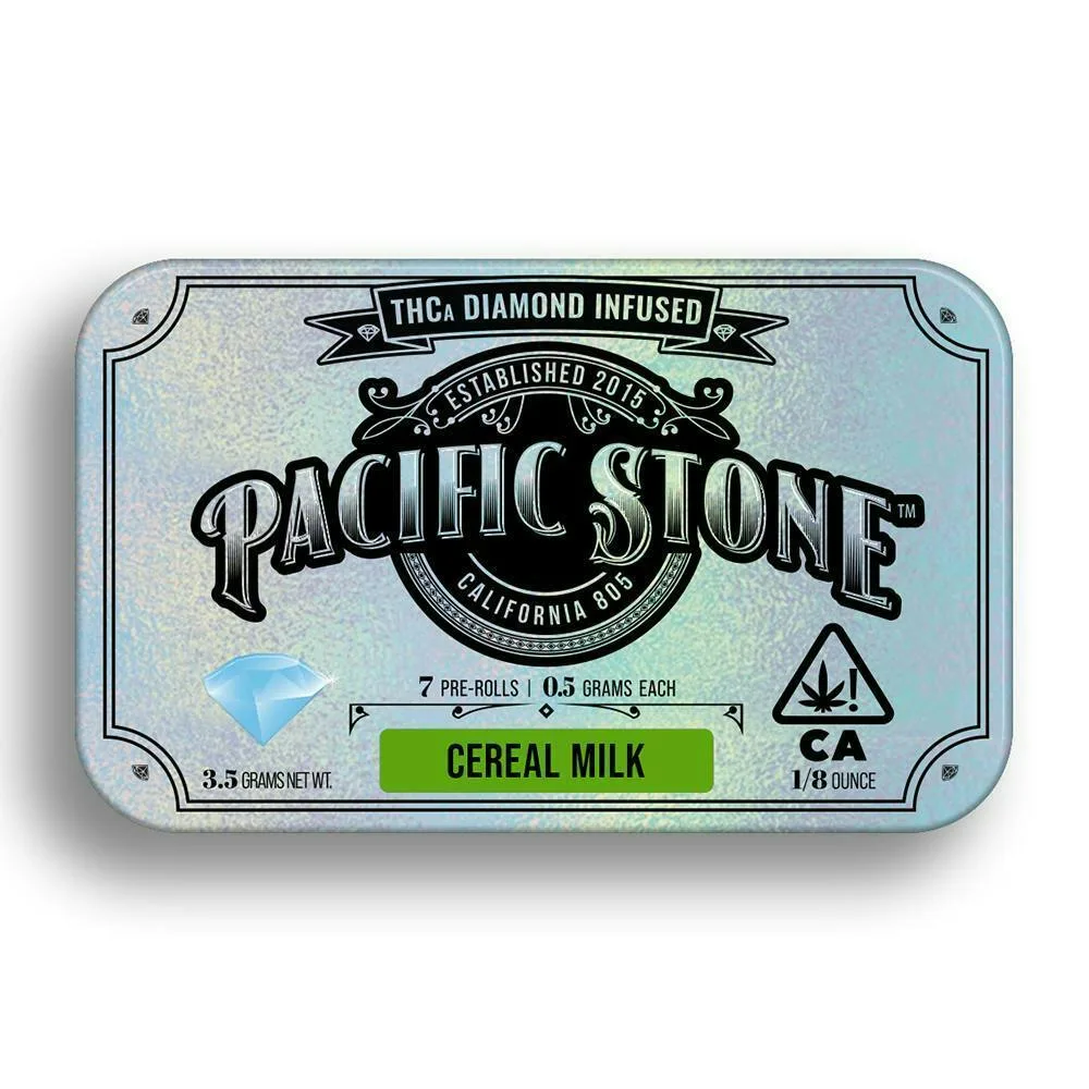 Pacific Stone | Cereal Milk | Diamond Infused Minis | 0.5g each | 7pk