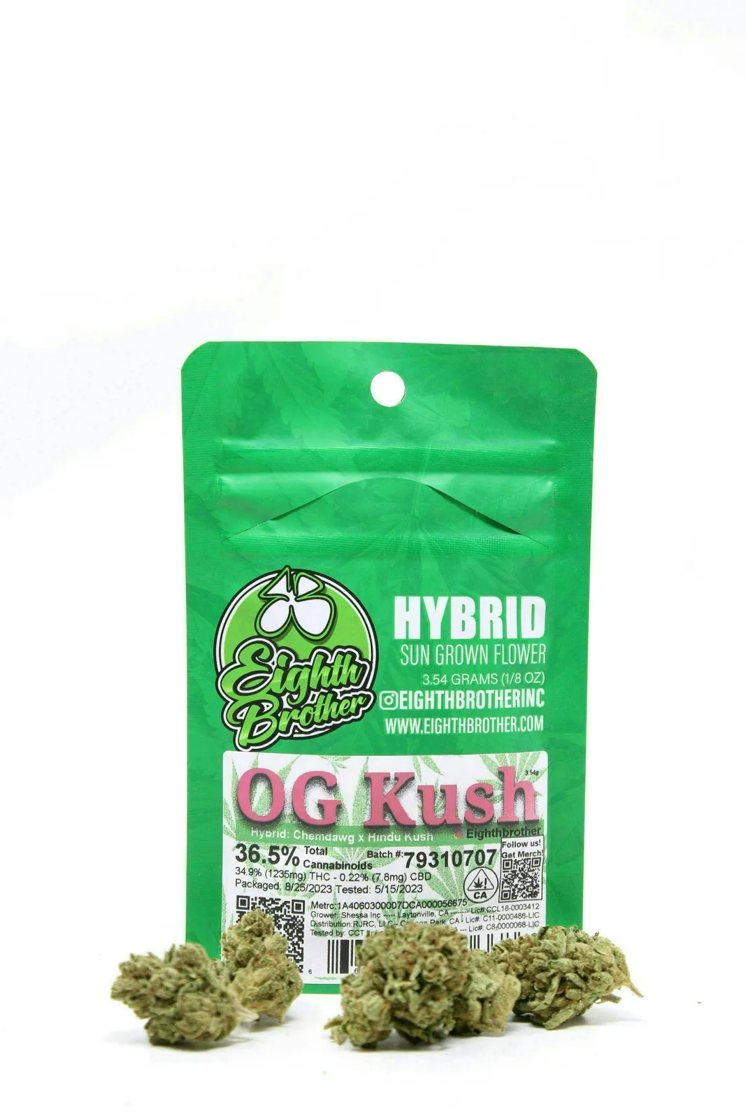 Eighth Brother | OG Kush | Flower | 3.54g