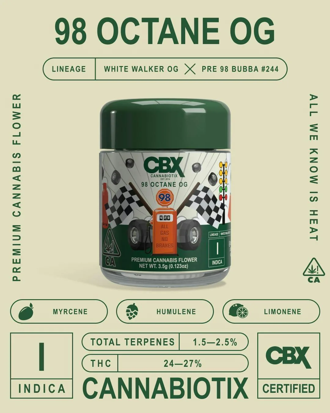 Cannabiotix | 98 Octane | Big Buds | 3.5g