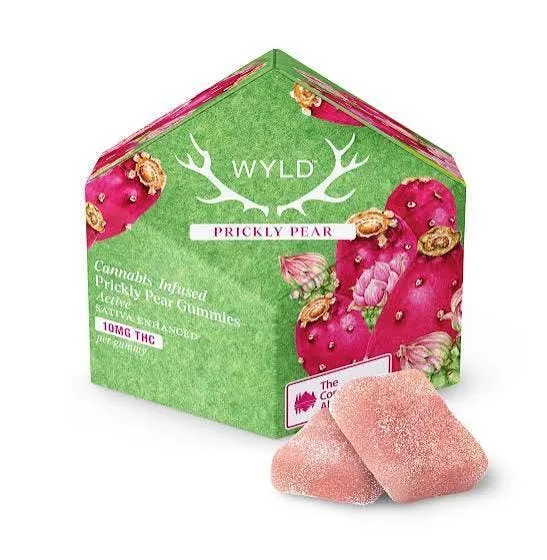WYLD | Prickly Pear - Sativa Enhanced Gummies | 10mg | 10ct | Limited Edition