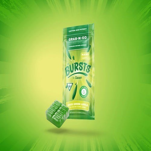 Sauce - Sour Green Apple - 400mg Live Rosin Infused