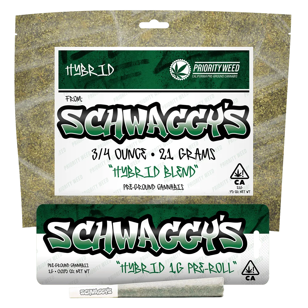 Schwaggy's - 1g preroll - Hybrid Blend