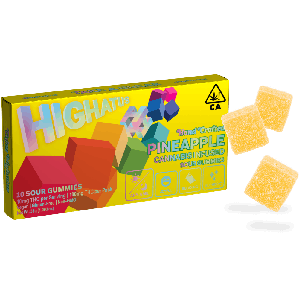 HIGHATUS - Pineapple Sour Gummy