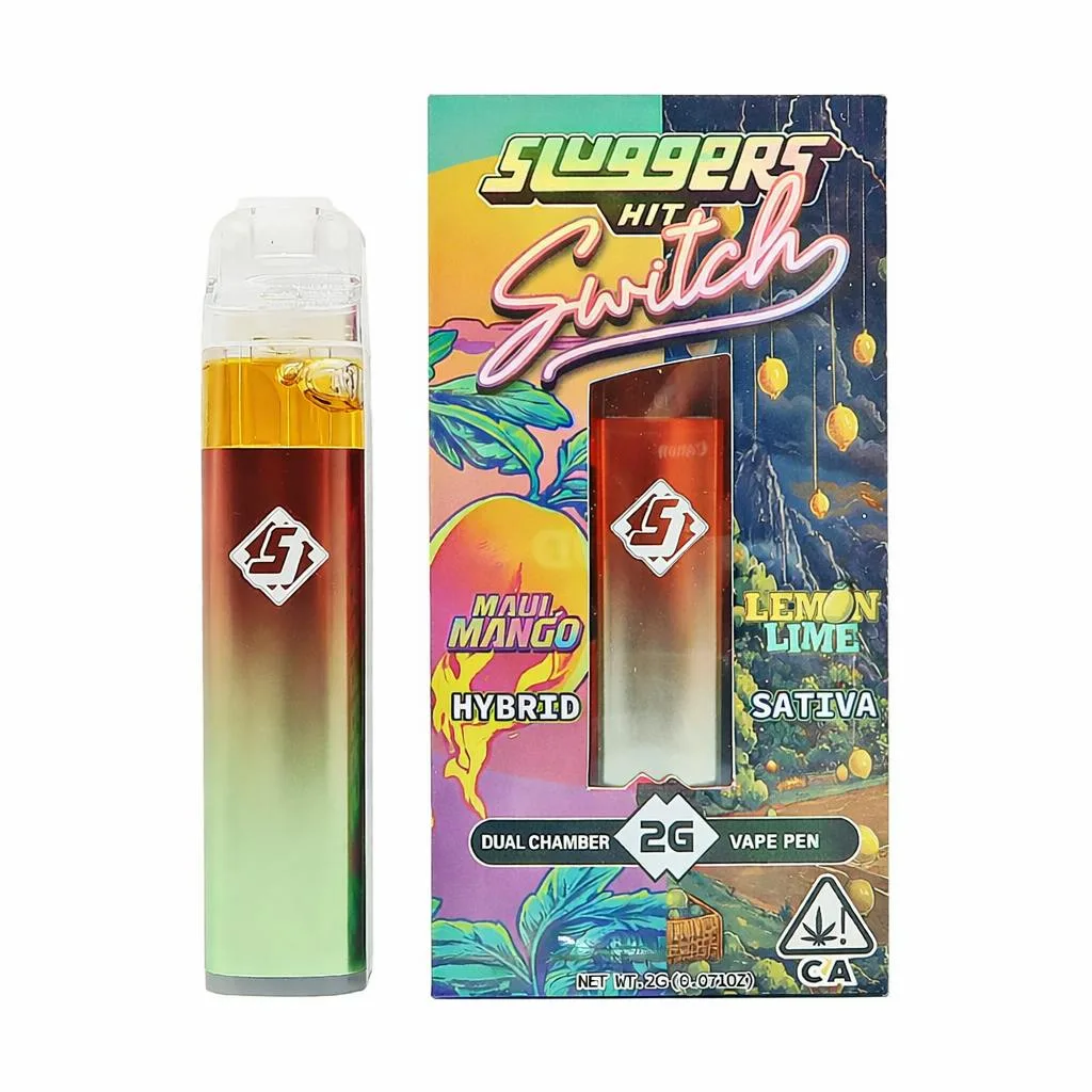 Sluggers Hit Switch 2g Disposable Vape – Maui Mango + Lemon Lime