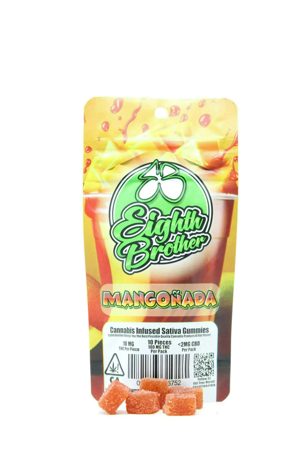 Eighth Brother | Mangonada | Gummies | 100mg | 10ct
