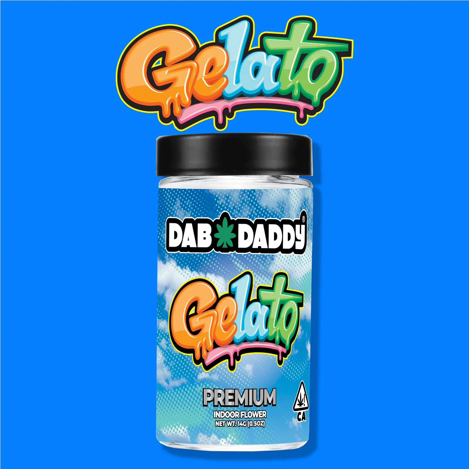 DAB DADDY - Gelato Flower Dab - 14g Premium Indoor Flower