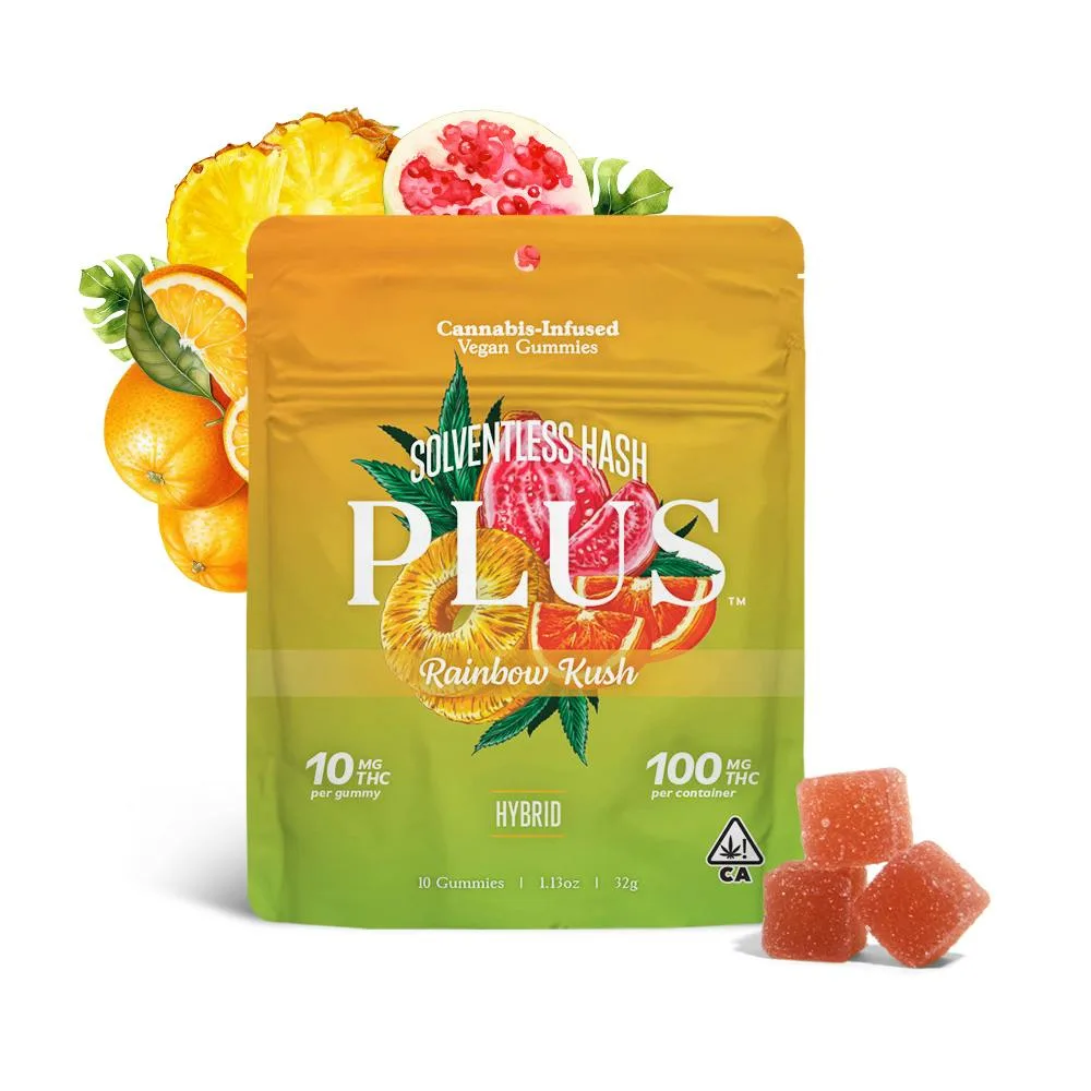 Rainbow Kush Hybrid Solventless Gummies