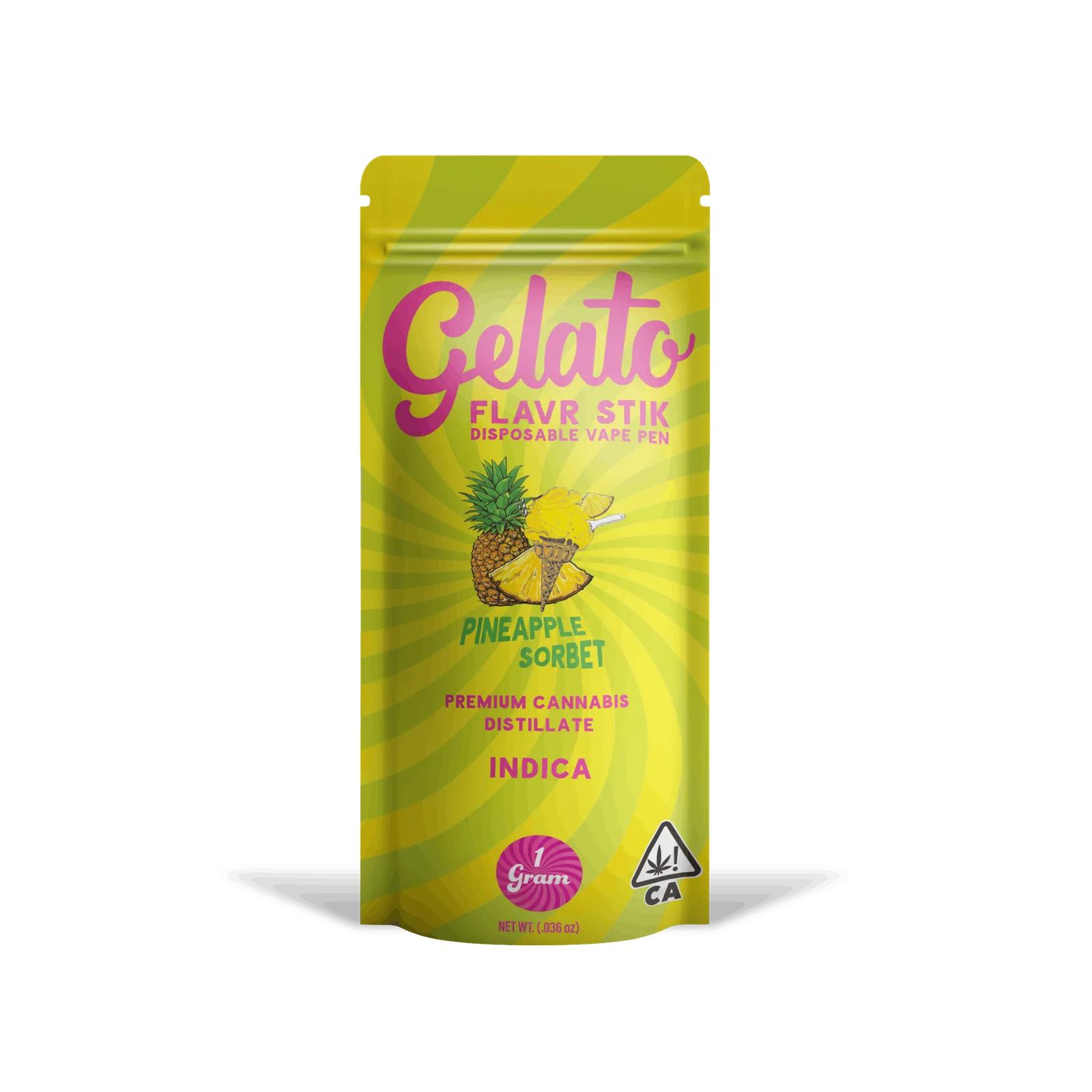 GELATO - Pineapple Sorbet Flavr Stick
