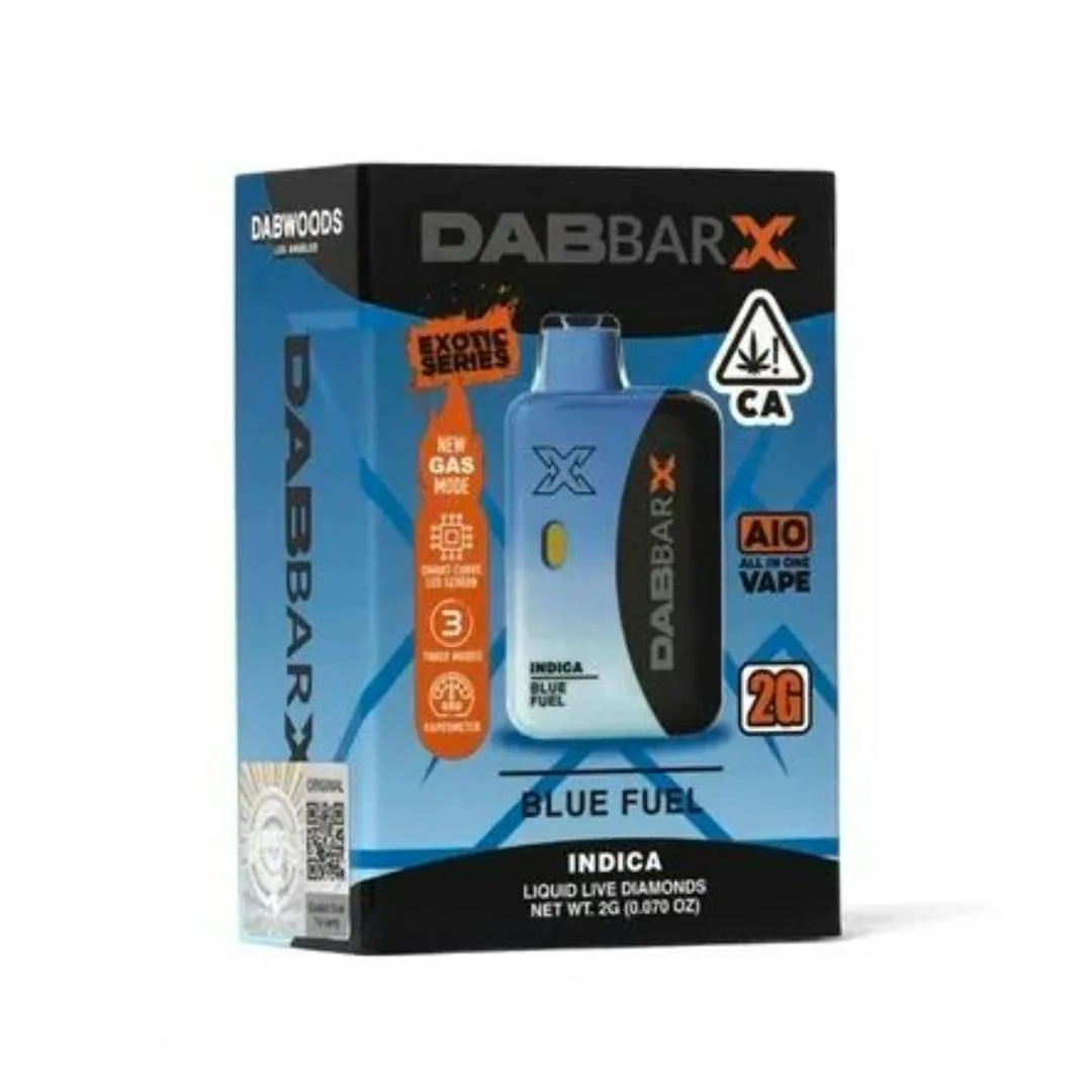 VAPE - DABBAR X - LIQUID LIVE DIAMONDS - BLUE FUEL 2G EXOTIC SERIES