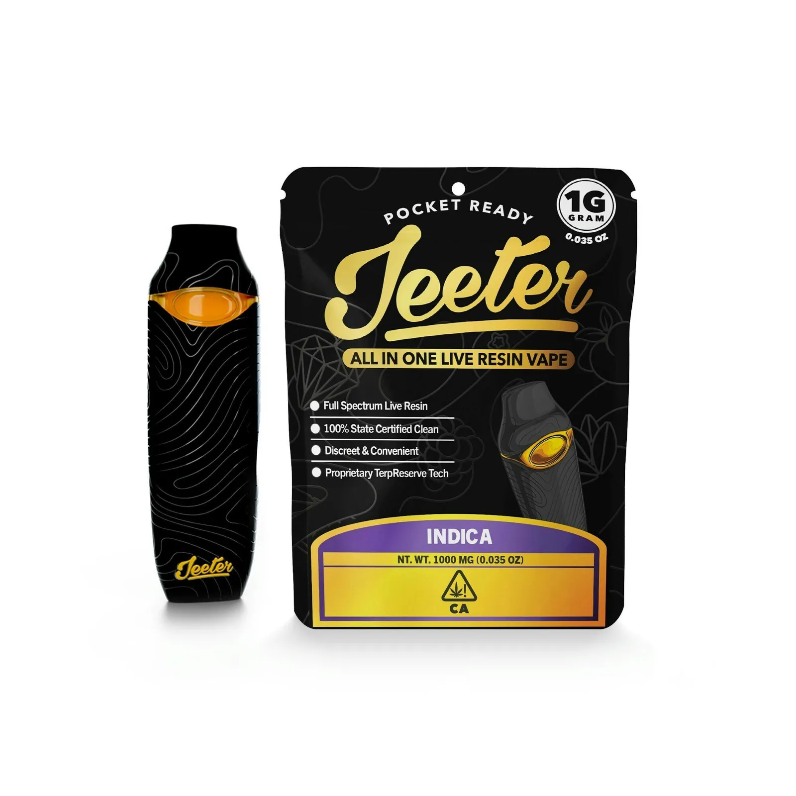 Jeeter | Nite Cap | Live Resin Disposable | 1g