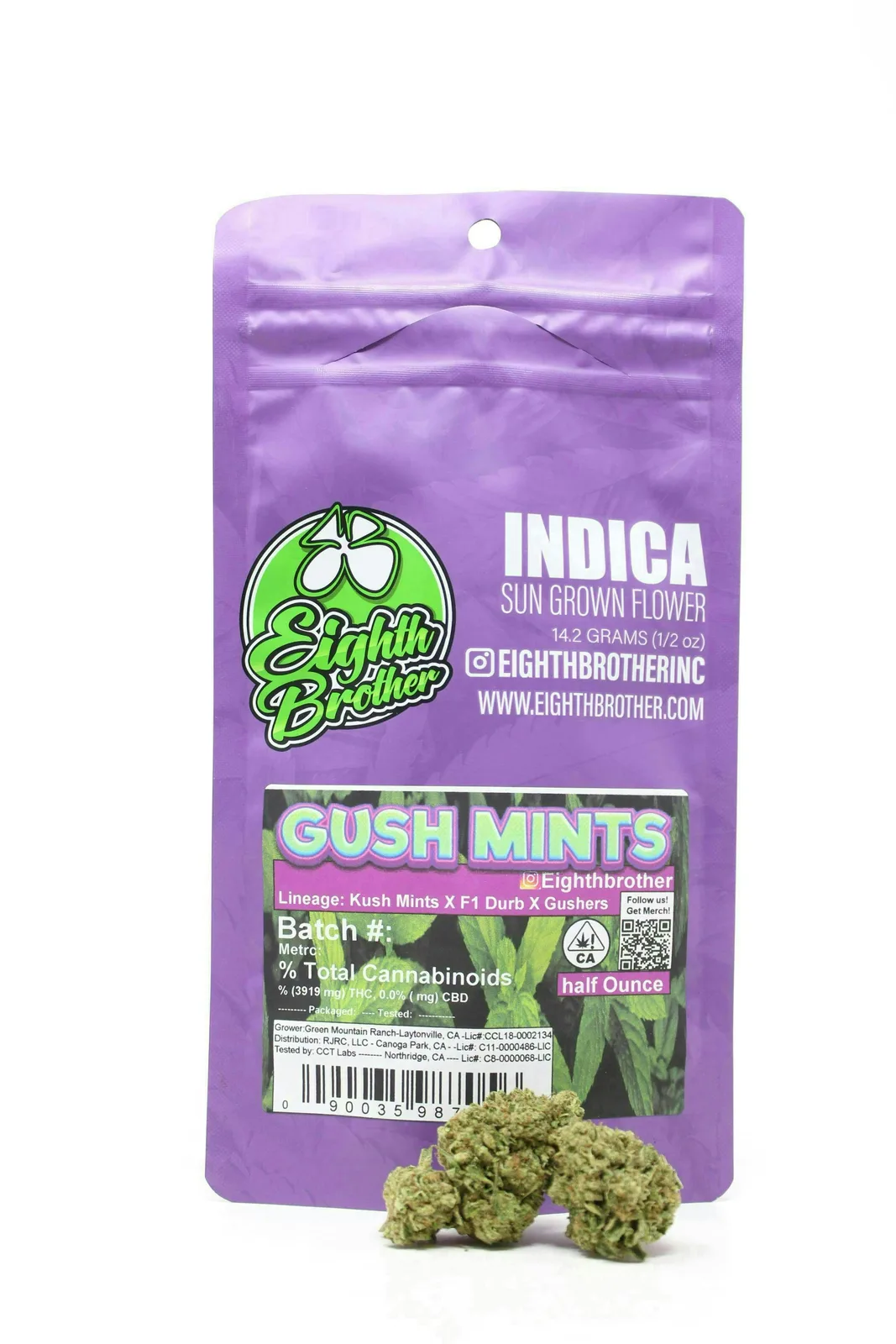 Eighth Brother | Gush Mints | Flower | 14g