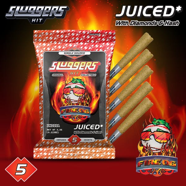 Sluggers | Fire OG | Infused 3.5g 5pk