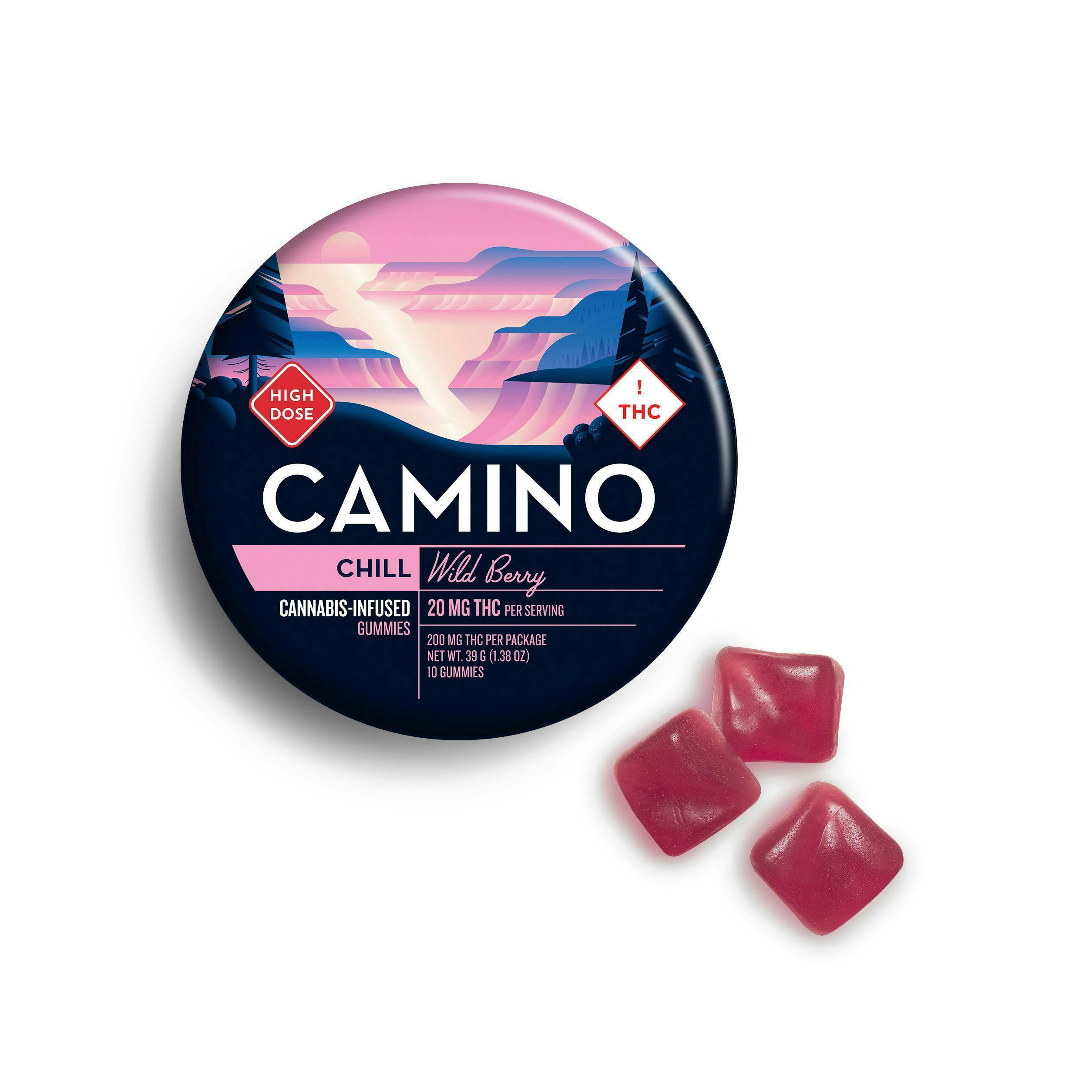 CAMINO - WILD BERRIES "Chill" Gummies [20pk]