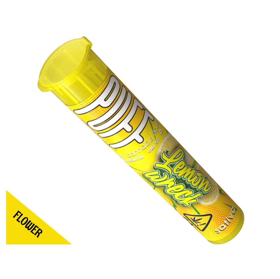 PUFF - Lemon Wreck - sativa - 1 gram pre-roll