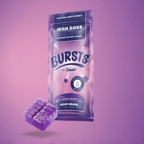 Sauce Burst – SOUR GRAPE - Live Rosin - 800MG