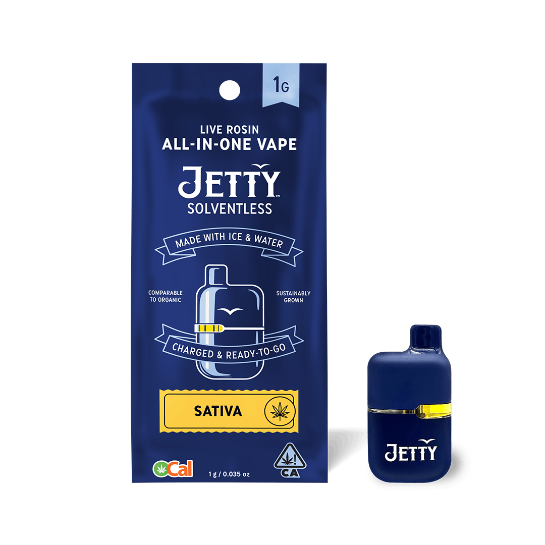 Jetty All-in-One Mini Tank Vape OCal Solventless 1g Cherry Bitterz