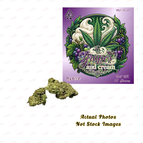 Grapes N Cream 14 Grams Premium Hybrid Flower