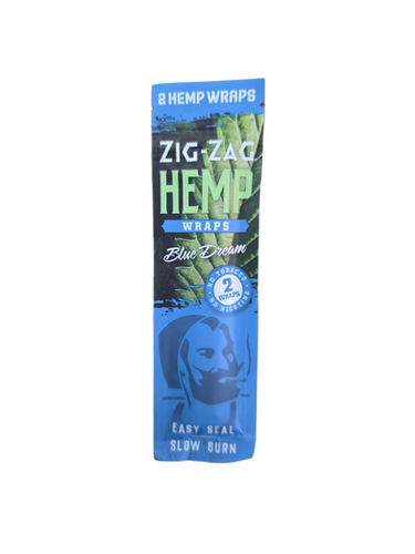 Zig Zag Blue Dream Hemp Wraps 2pk.