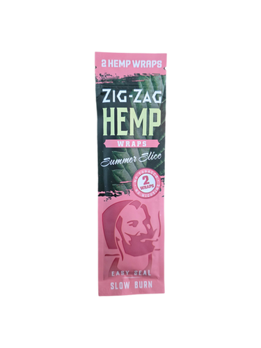 Zig Zag Summer Slice Hemp Wraps 2pk.
