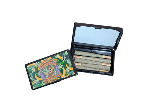 Chocolate Covered Bananas Premium Infused 98's Pre-Rolls 5 Pack Box Indica