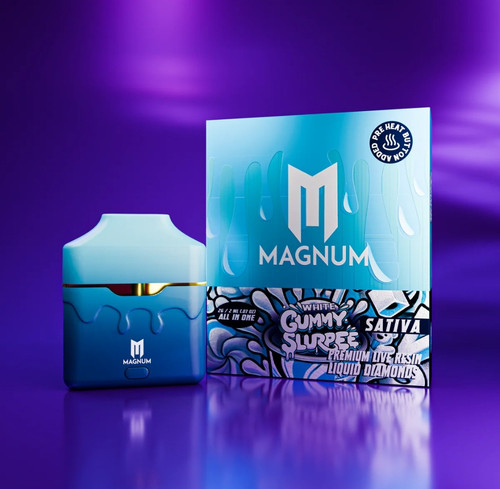 Magnum White Gummy Slurpee 2 Gram Premium Vape Pen Sativa