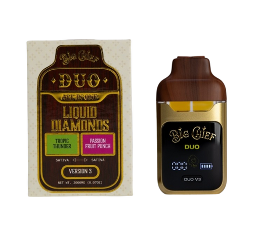 Big Chief Duo 2 Gram Tropic Thunder-Passion Fruit Punch Vape Pen v3