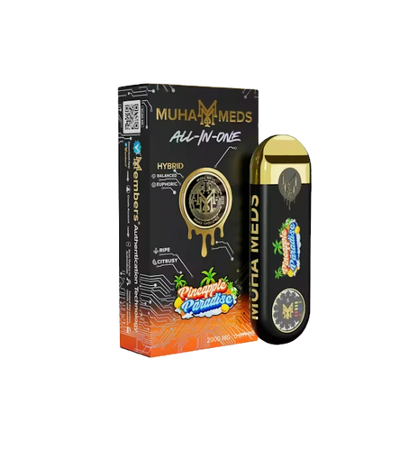 Muha Meds 2 Gram Pineapple Paradise Hybrid Disposable Vape Pen