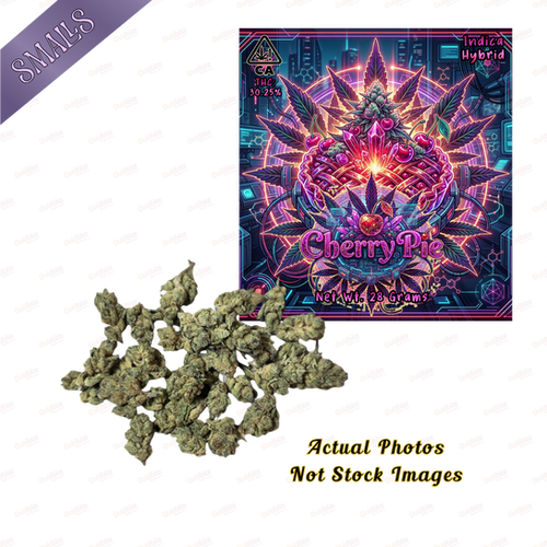 Cherry Pie Smalls 28 Grams Premium Indica Hybrid Flower