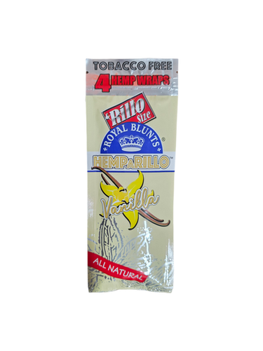 Royal Blunts Vanilla Hemparillo Wraps 4pk.