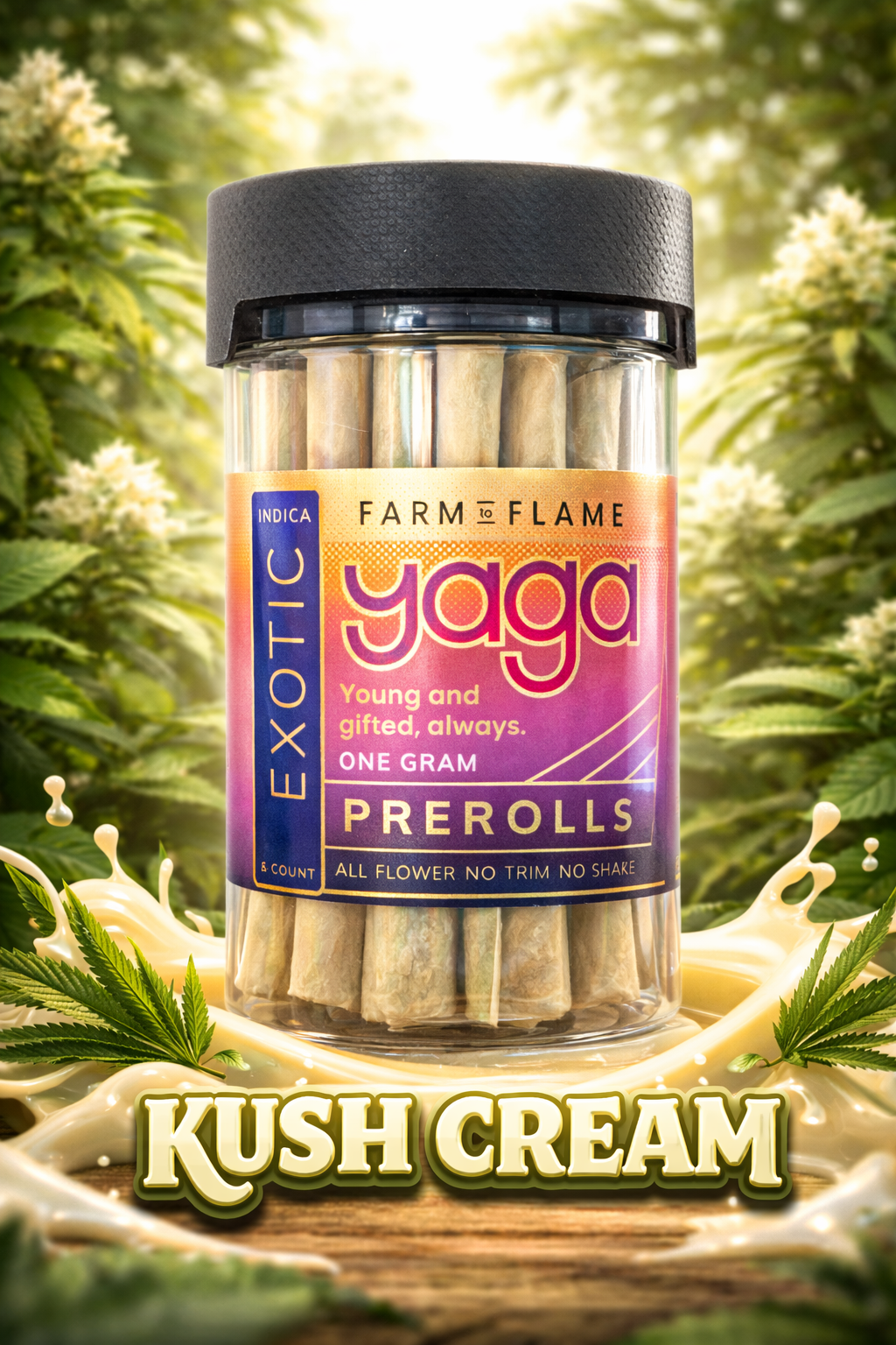 Kush Cream 1G Preroll Six-Pack (Indica)