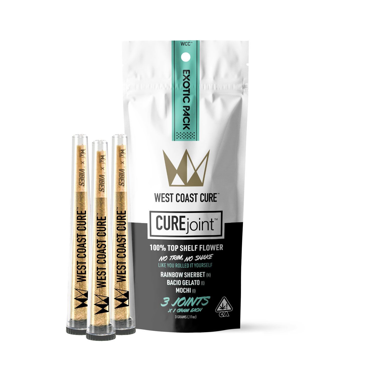 West Coast Cure | Exotic Pack | x3 1G