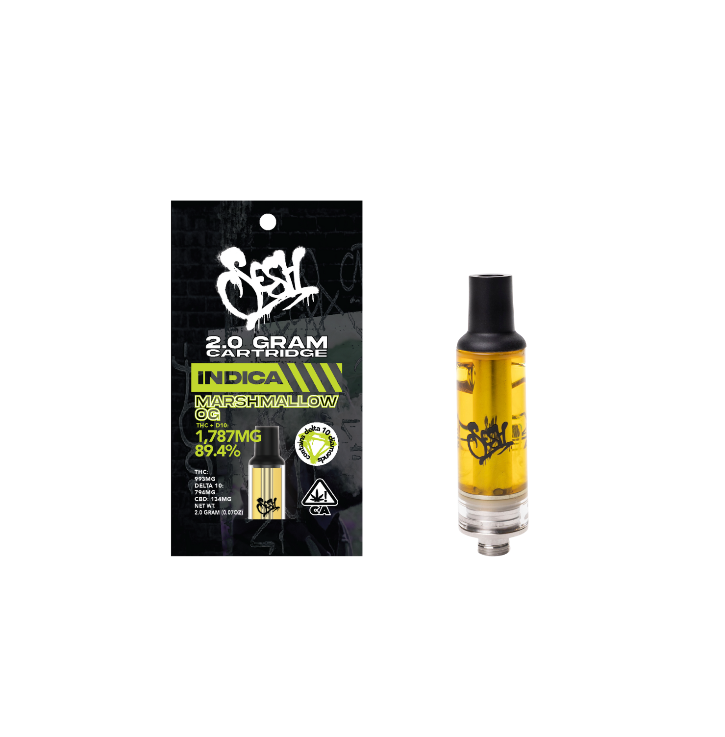 Sesh | Cart - Marshmallow OG | 2G