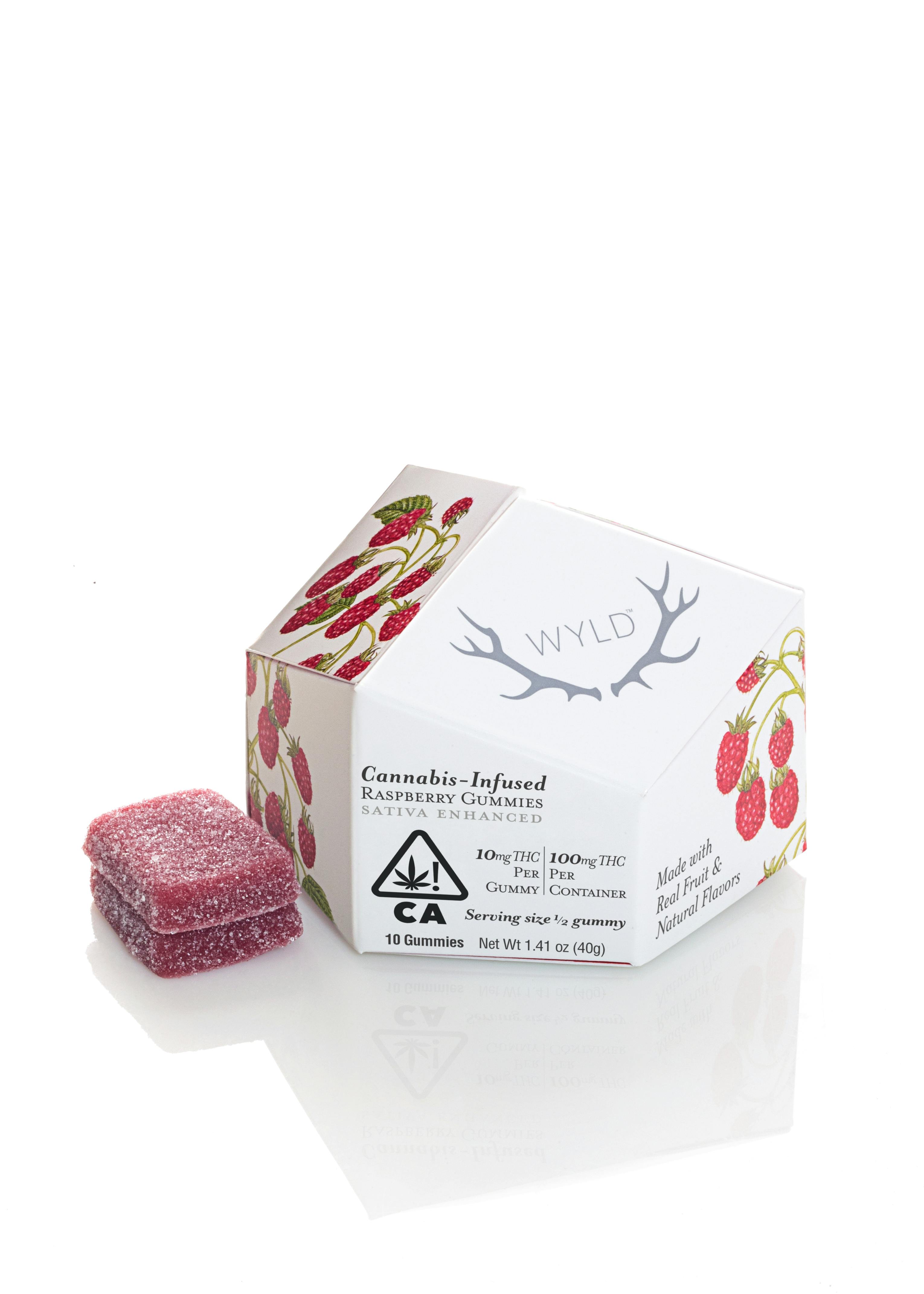Wyld | Gummies: Raspberry | 100mg (S)