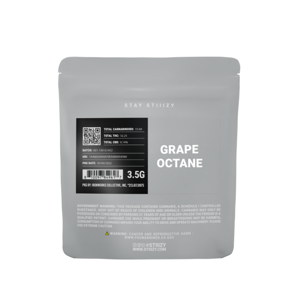 STIIIZY | Grape Octane: Grey Label | 3.5G