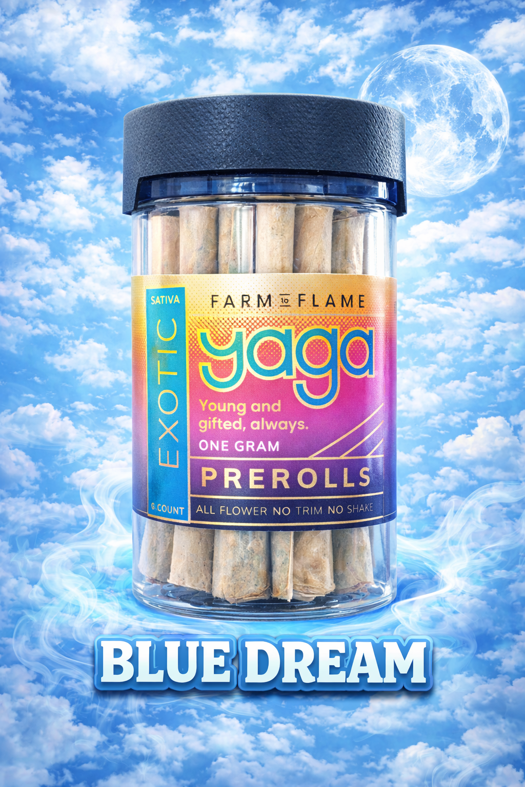 Blue Dream 1G Preroll Six-Pack (Sativa)