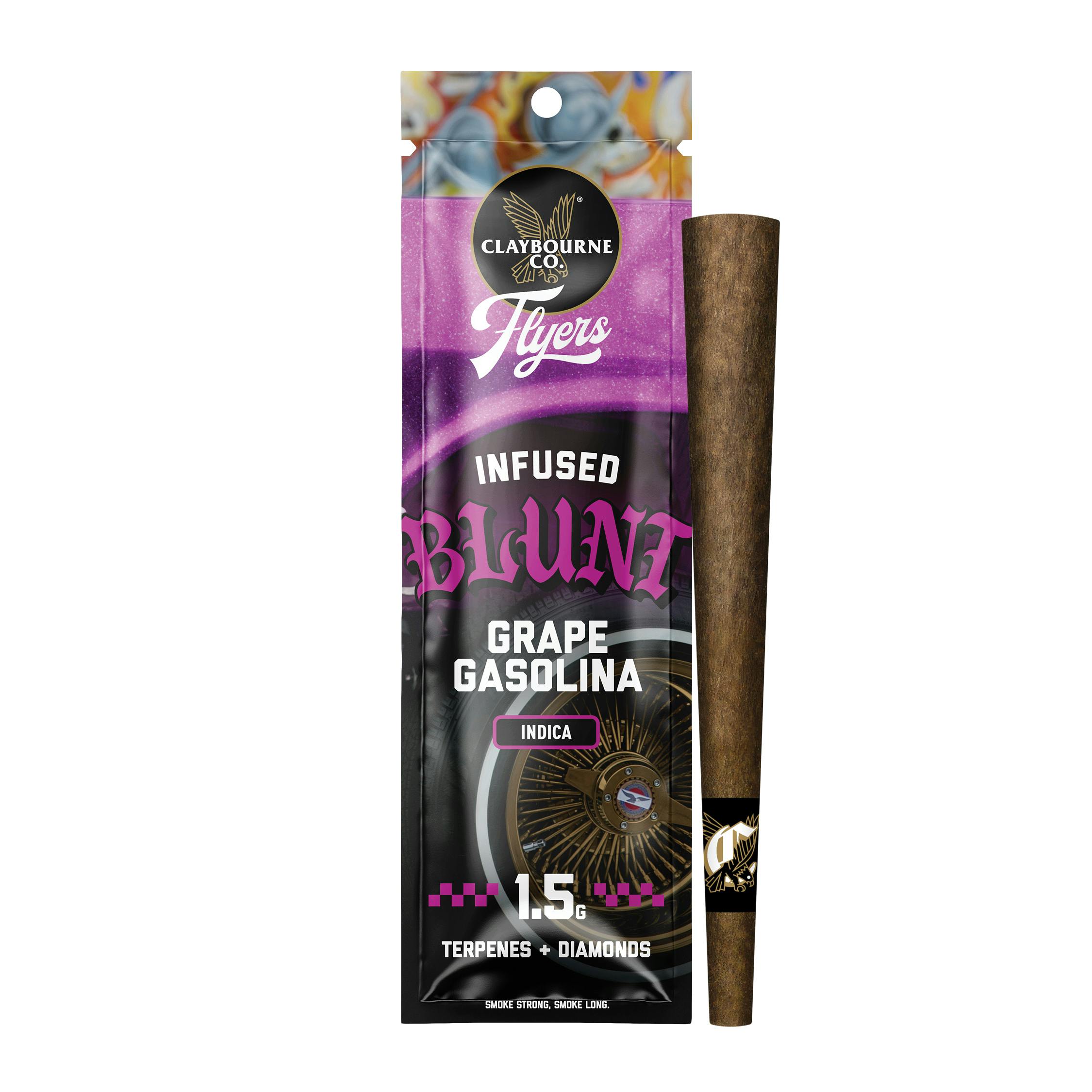 Claybourne | Infused Blunt: Grape Gasolina | 1.5G (I)