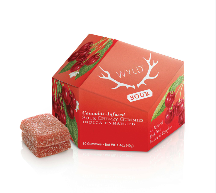 Sour Cherry Indica Enhanced Gummies | 100mg